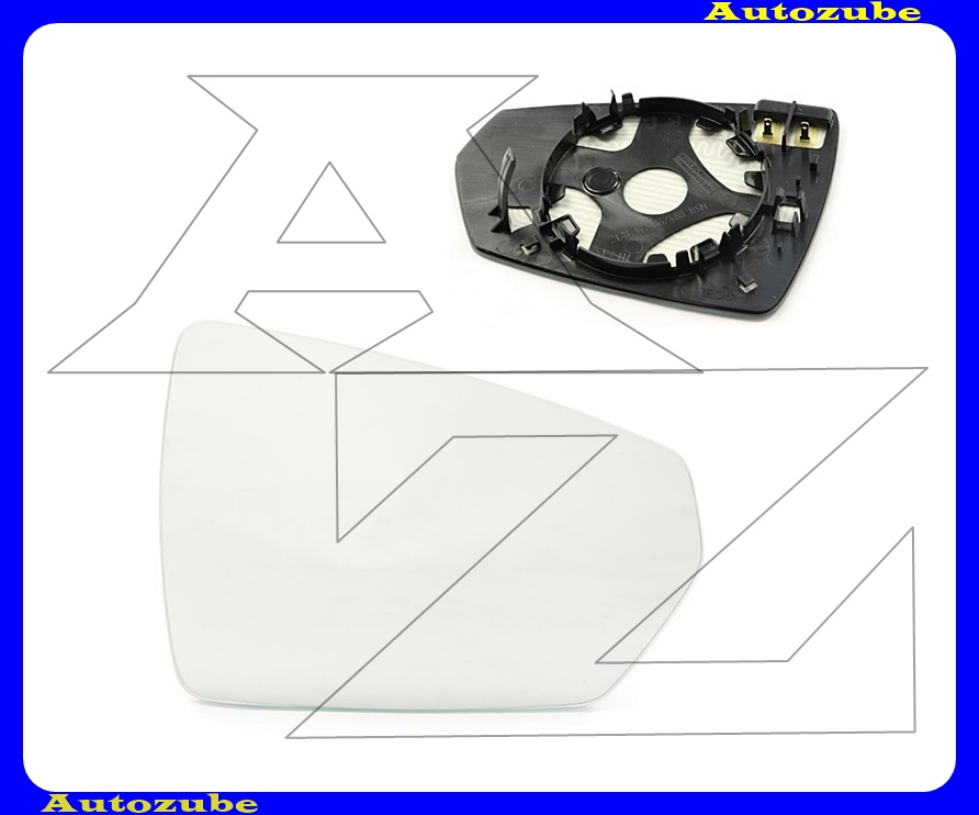 Visszapillantó tükörlap jobb, fűthető-domború (tartólappal) Visszapillantó tükörlap jobb, fűthető-domború (tartólappal)