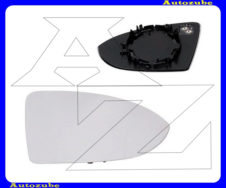 Visszapillantó tükörlap jobb, fűthető-domború (tartólappal) Visszapillantó tükörlap jobb, fűthető-domború (tartólappal)