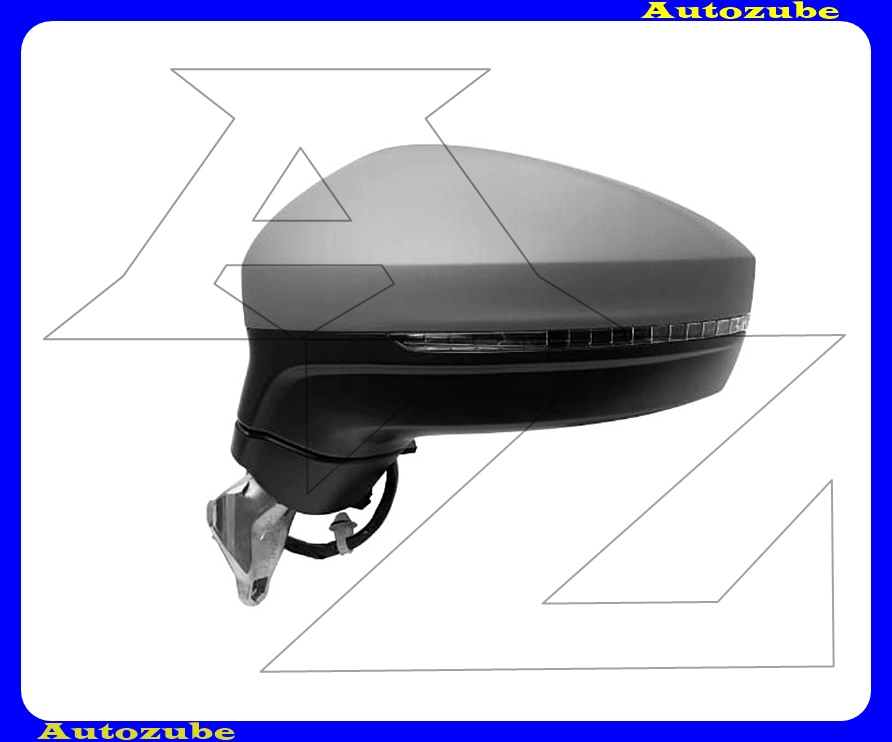 Visszapillantó tükör bal, elektromos, fűthető-aszférikus tükörlappal, fényezhető borítással, irányjelzővel /6-PIN/ Visszapillantó tükör bal, elektromos, fűthető-aszférikus tükörlappal, fényezhető borítással, irányjelzővel /6-PIN/