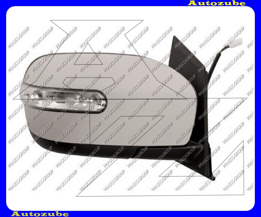 Visszapillantó tükör jobb, elektromos, fűthető-aszférikus tükörlappal, fényezhető borítással, irányjelzővel Visszapillantó tükör jobb, elektromos, fűthető-aszférikus tükörlappal, fényezhető borítással, irányjelzővel