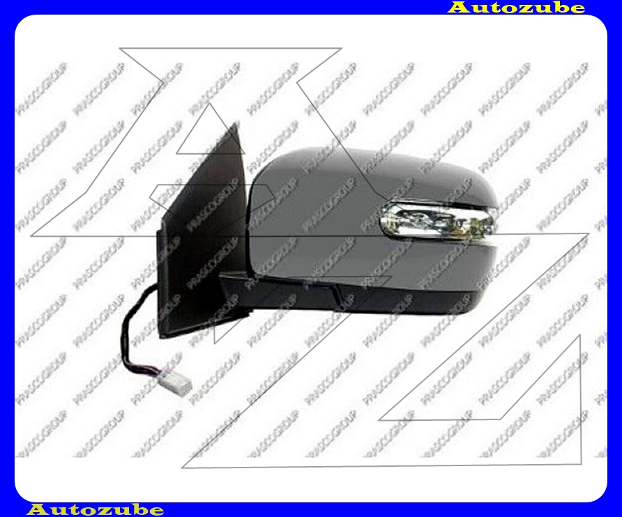 Visszapillantó tükör bal, elektromos, fűthető-domború tükörlappal, fényezhető borítással, irányjelzővel Visszapillantó tükör bal, elektromos, fűthető-domború tükörlappal, fényezhető borítással, irányjelzővel