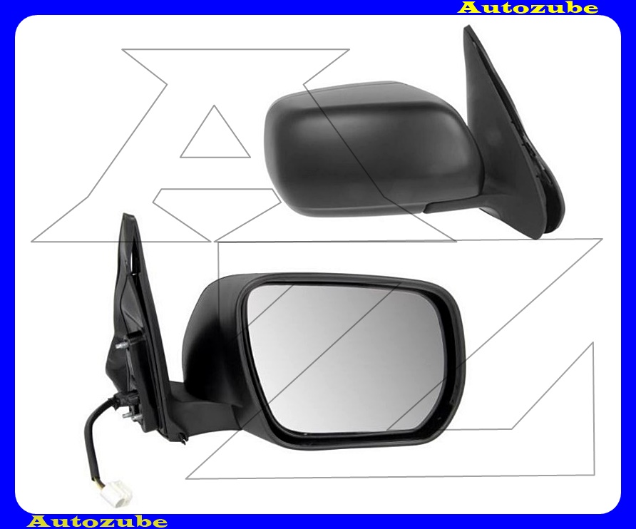 Visszapillantó tükör jobb, elektromos, domború tükörlappal, fényezhető borítással Visszapillantó tükör jobb, elektromos, domború tükörlappal, fényezhető borítással