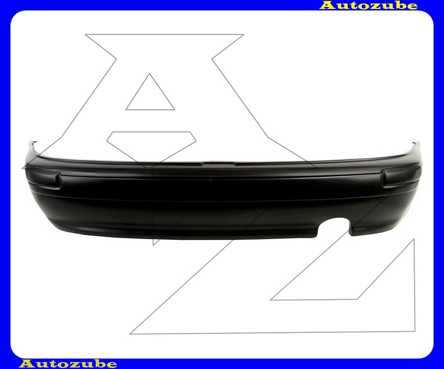 Hátsó lökhárító, fekete Hátsó lökhárító, fekete