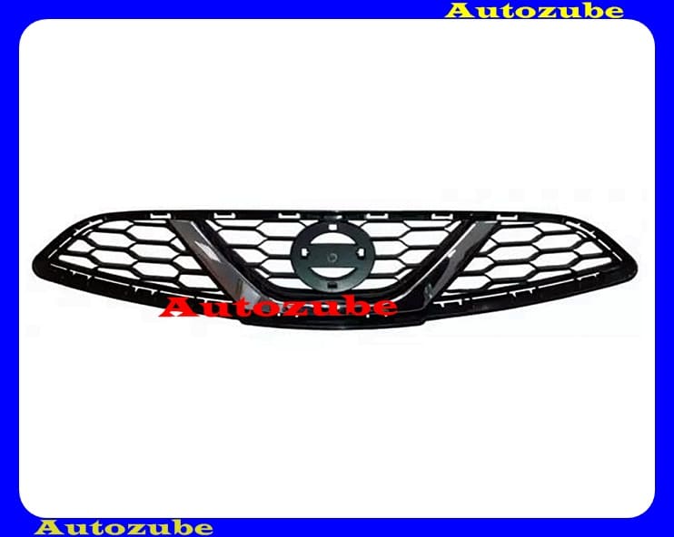 Hűtődíszrács fekete, krómdíszléccel Hűtődíszrács fekete, krómdíszléccel