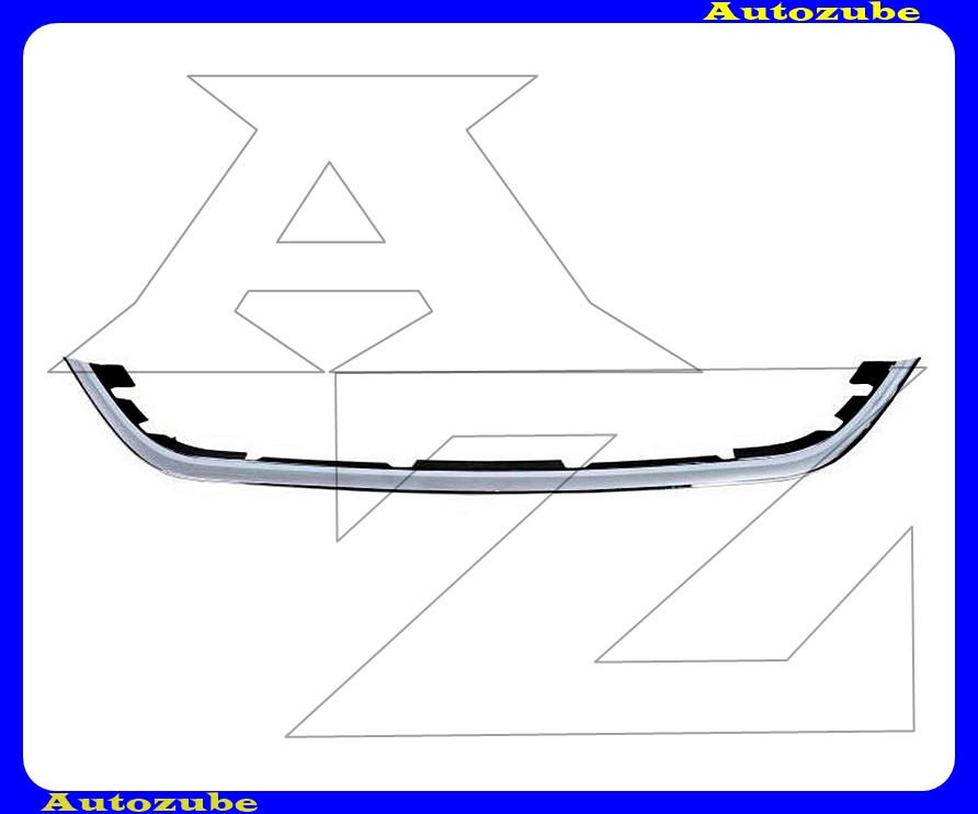 Első lökhárító középső rács krómdíszléc Első lökhárító középső rács krómdíszléc