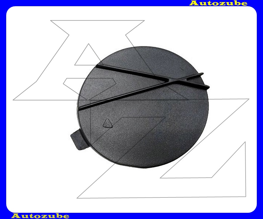 Első lökhárító vonószemtakaró, fekete Első lökhárító vonószemtakaró, fekete