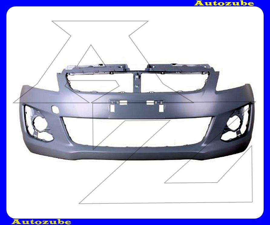 Első lökhárító alapozott Első lökhárító alapozott