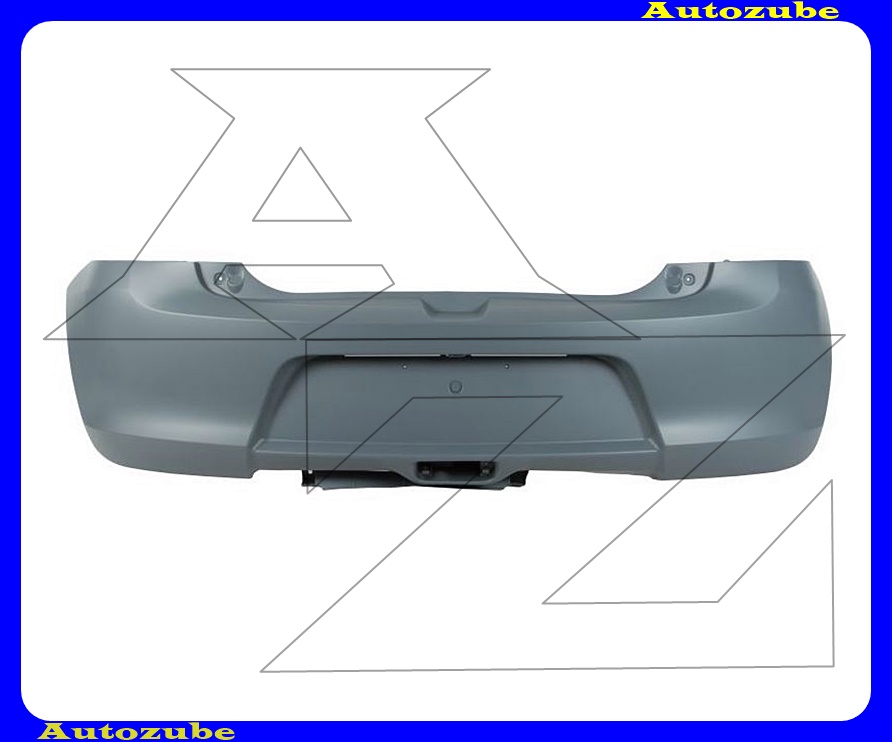 Hátsó lökhárító alapozott Hátsó lökhárító alapozott