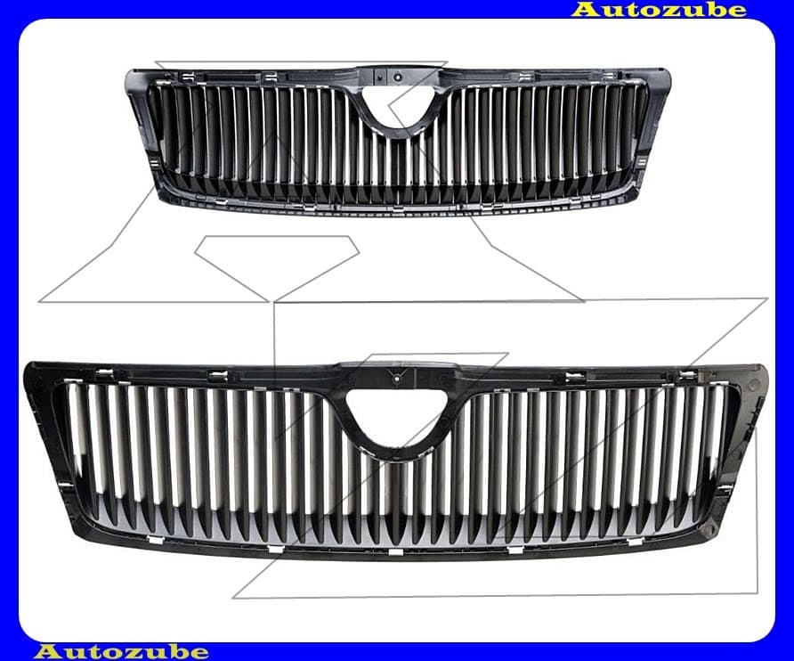 Hűtődíszrács fekete Hűtődíszrács fekete