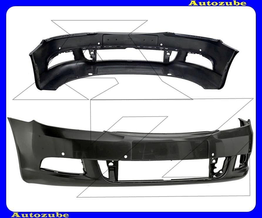 Első lökhárító fényezhető, szenzoros Első lökhárító fényezhető, szenzoros