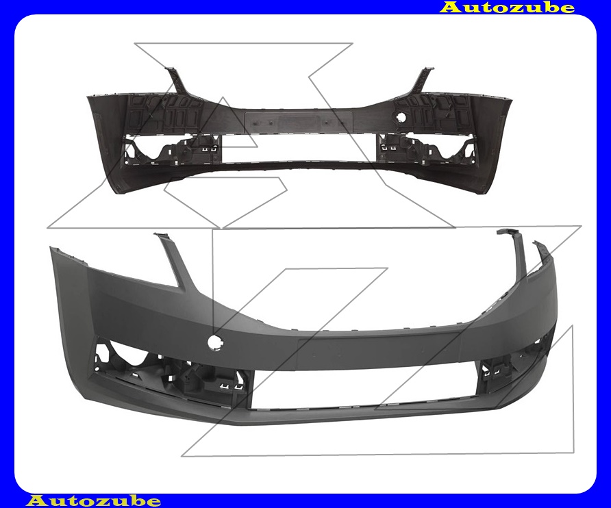 Első lökhárító alapozott Első lökhárító alapozott