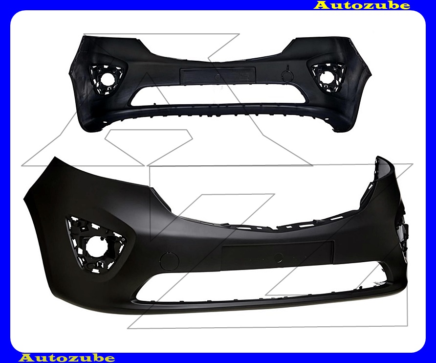 Első lökhárító fekete Első lökhárító fekete