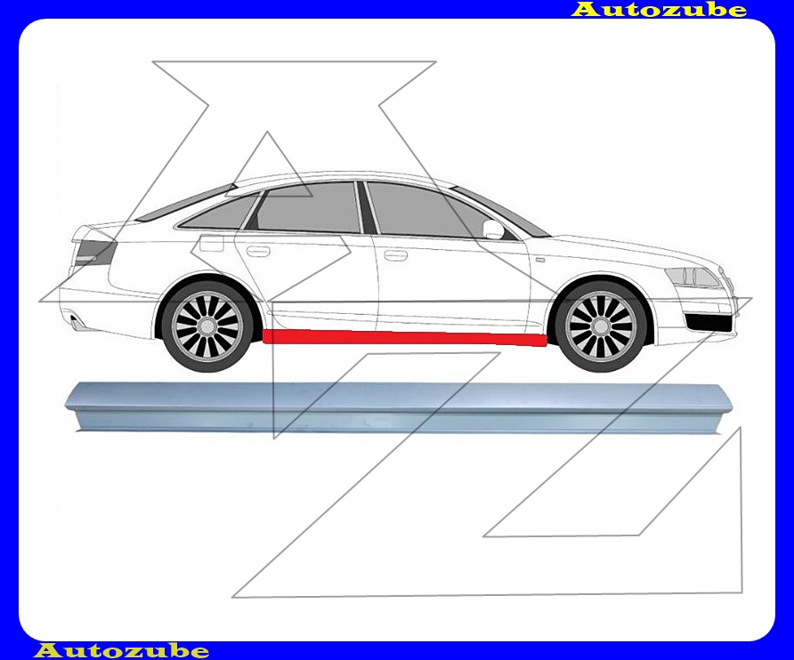 Küszöb alsó rész, oldalfüggetlen Küszöb alsó rész, oldalfüggetlen