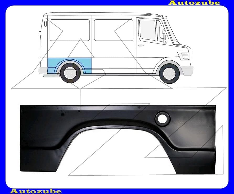 Hátsó sárvédő javítóív jobb Hátsó sárvédő javítóív jobb