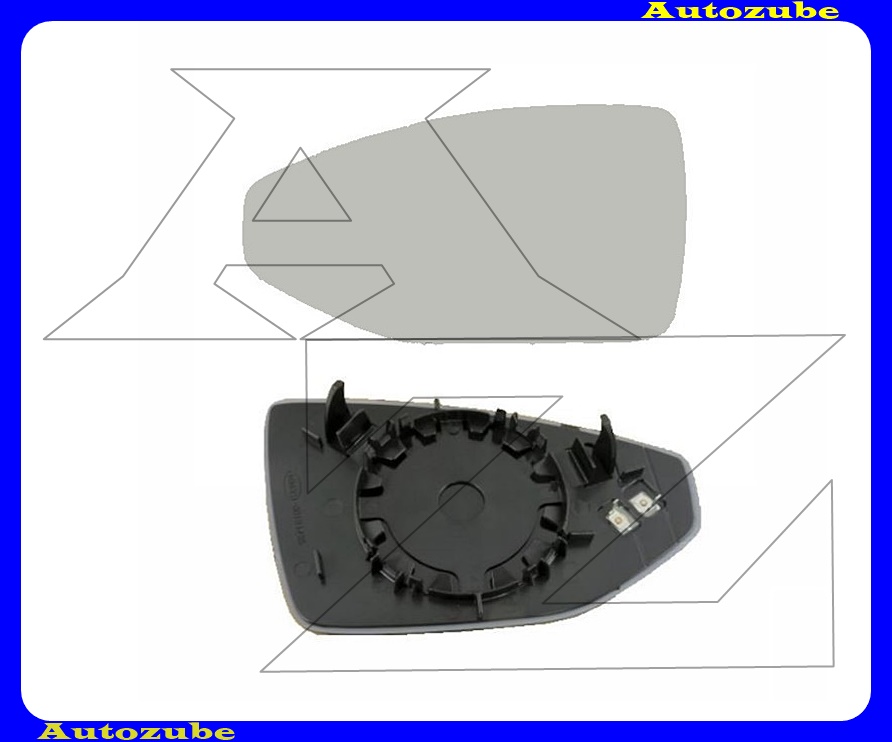 Visszapillantó tükörlap bal, fűthető-domború (tartólappal) Visszapillantó tükörlap bal, fűthető-domború (tartólappal)