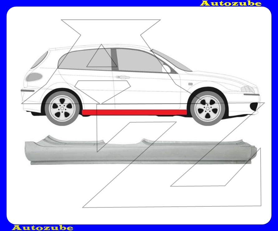 Küszöb jobb Küszöb jobb