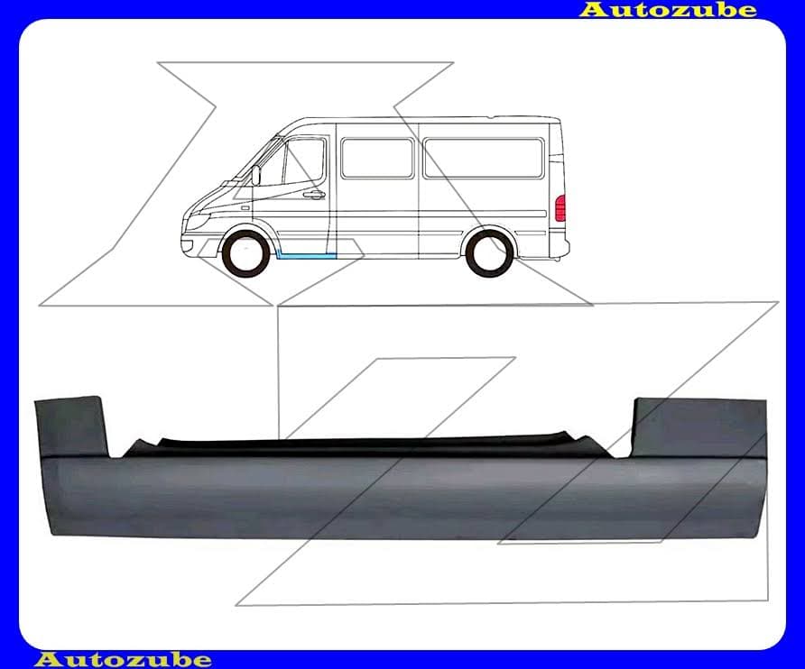 Küszöb bal első ajtó alatti (külső javítólemez) {KLOKKERHOLM} Küszöb bal első ajtó alatti (külső javítólemez) {KLOKKERHOLM}