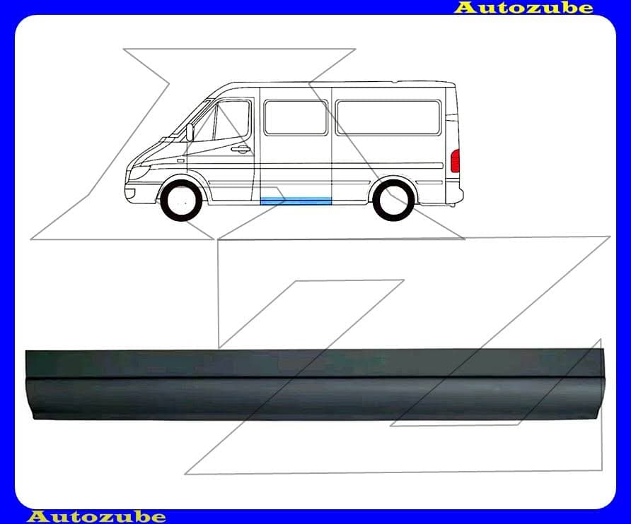 Oldalfal alsó rész bal (119x15cm) (külső javítólemez) {KLOKKERHOLM} Oldalfal alsó rész bal (119x15cm) (külső javítólemez) {KLOKKERHOLM}