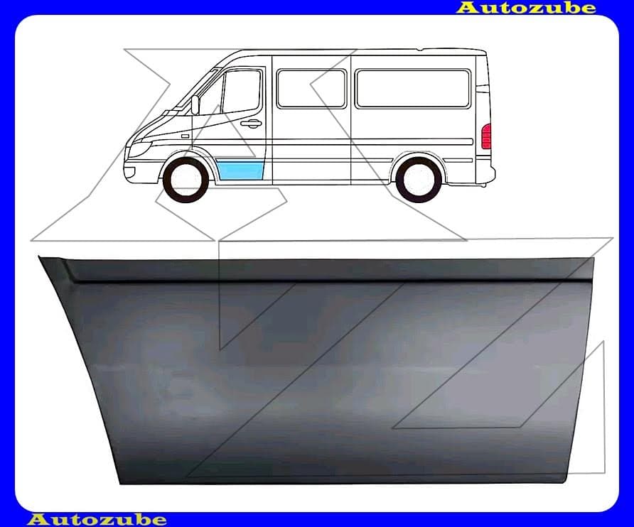 Ajtóborítás bal első alsó rész (magasság: 31cm) (külső javítólemez) {POTRYKUS} Ajtóborítás bal első alsó rész (magasság: 31cm) (külső javítólemez) {POTRYKUS}
