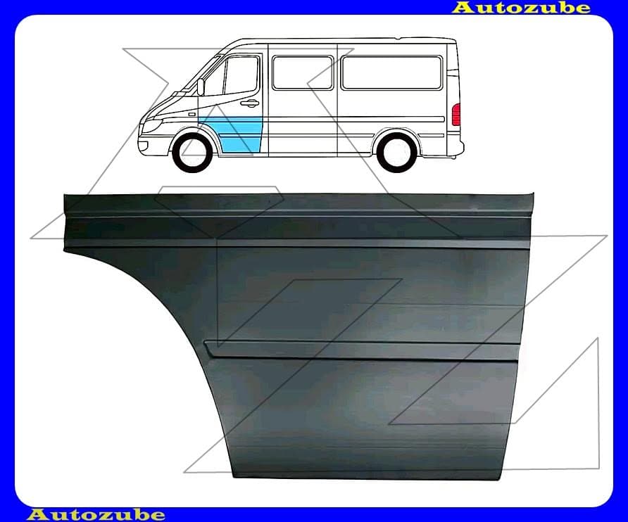 Ajtóborítás bal első alsó rész (magasság: 64cm) (külső javítólemez) {KLOKKERHOLM} Ajtóborítás bal első alsó rész (magasság: 64cm) (külső javítólemez) {KLOKKERHOLM}
