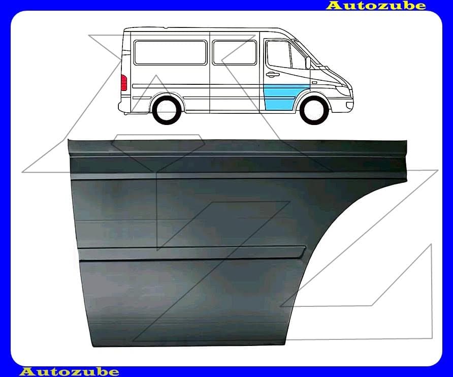 Ajtóborítás jobb első alsó rész (magasság: 64cm) (külső javítólemez) {KLOKKERHOLM} Ajtóborítás jobb első alsó rész (magasság: 64cm) (külső javítólemez) {KLOKKERHOLM}