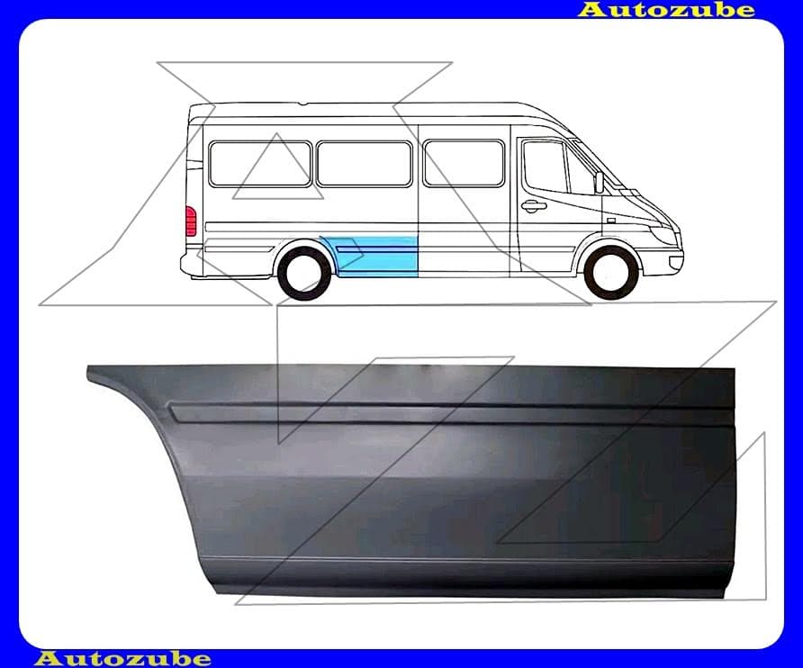 Hátsó sárvédő első rész jobb Hátsó sárvédő első rész jobb