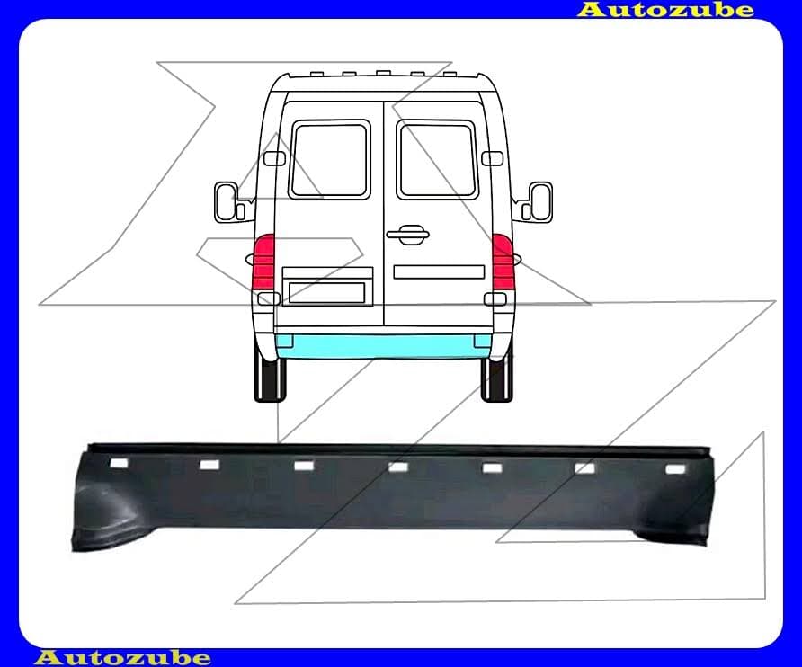 Hátfal alsó rész (külső javítólemez) Hátfal alsó rész (külső javítólemez)