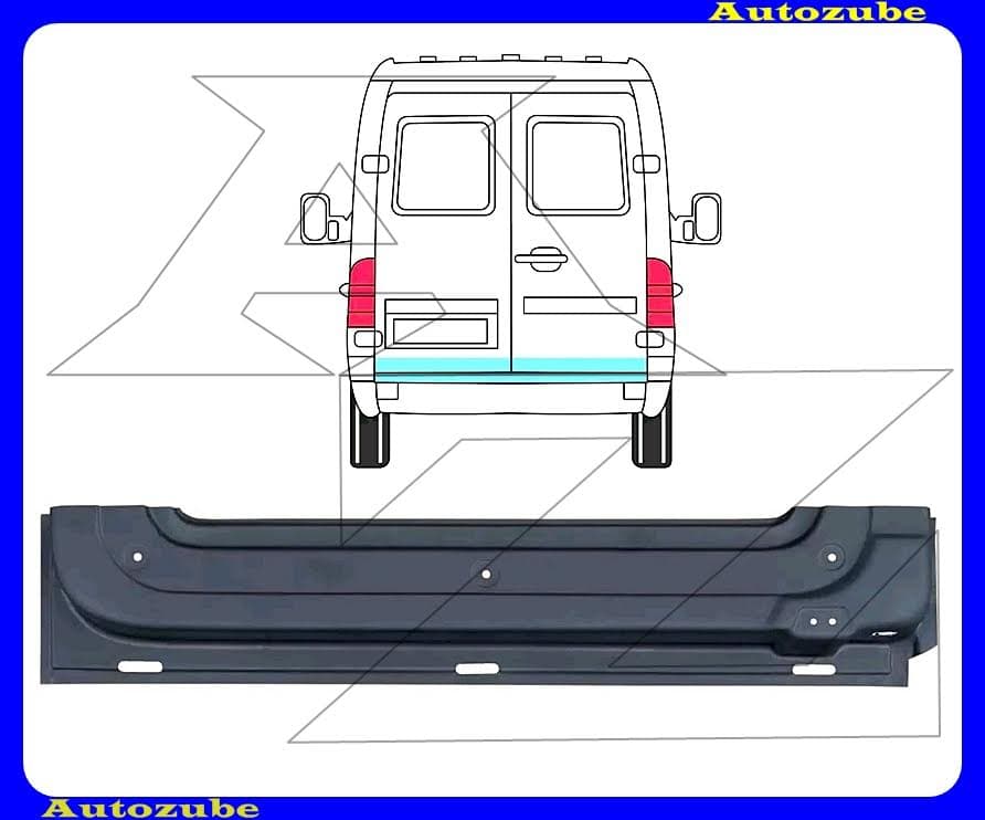 Hátsó ajtóváz alsó rész jobb (belső javítólemez) {KLOKKERHOLM} Hátsó ajtóváz alsó rész jobb (belső javítólemez) {KLOKKERHOLM}