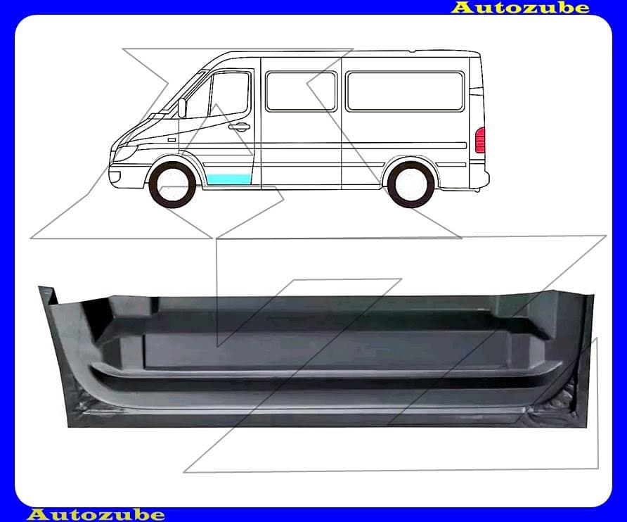 Ajtóváz alsó rész bal első (belső javítólemez) Ajtóváz alsó rész bal első (belső javítólemez)