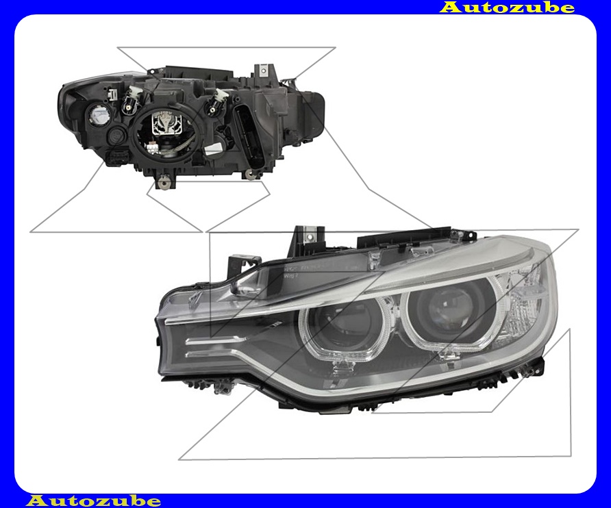 Fényszóró bal XENON (D1S/LED) nappali fénnyel (izzó és elektronika nélkül) {ZKW} /RENDELÉSRE/ Fényszóró bal XENON (D1S/LED) nappali fénnyel (izzó és elektronika nélkül) {ZKW} /RENDELÉSRE/
