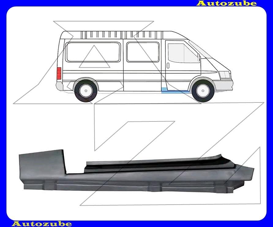 Küszöb jobb első ajtó alatti (külső javítólemez) Küszöb jobb első ajtó alatti (külső javítólemez)