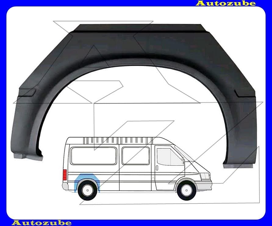Hátsó sárvédő javítóív jobb Hátsó sárvédő javítóív jobb