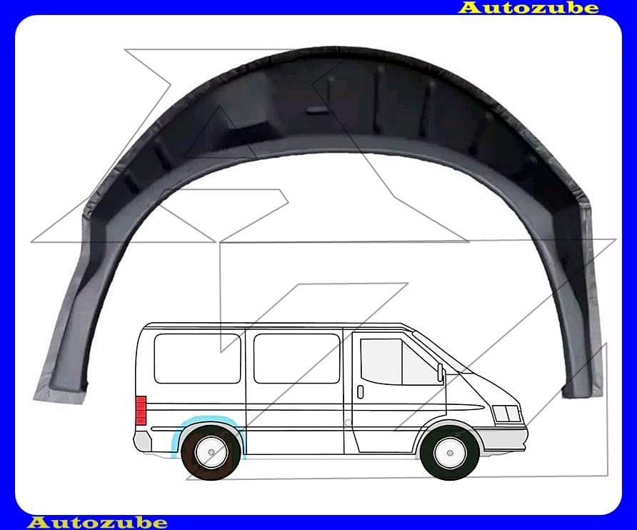 Hátsó doblemez javítóperem bal Hátsó doblemez javítóperem bal