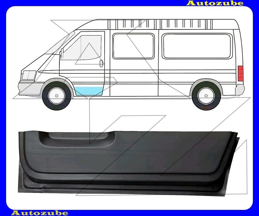 Ajtóváz bal első alsó rész (belső javítólemez) {POTRYKUS} Ajtóváz bal első alsó rész (belső javítólemez) {POTRYKUS}