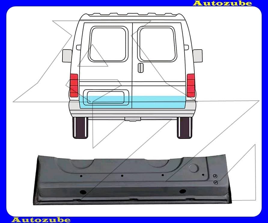 Hátsó ajtóváz alsó rész bal Hátsó ajtóváz alsó rész bal