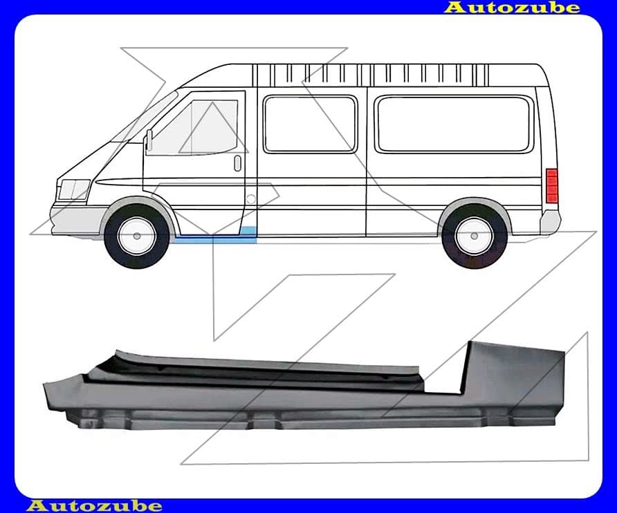 Küszöb bal első ajtó alatti (külső javítólemez) {KLOKKERHOLM} Küszöb bal első ajtó alatti (külső javítólemez) {KLOKKERHOLM}