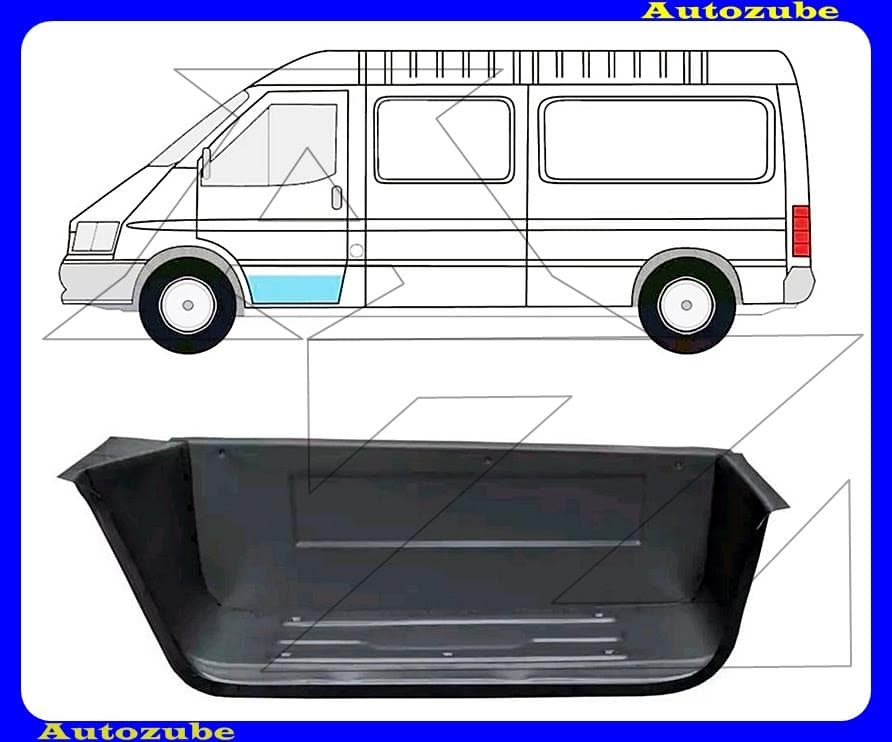 Fellépő lemez komplett bal {POTRYKUS} Fellépő lemez komplett bal {POTRYKUS}