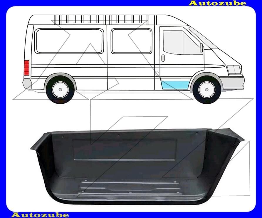 Fellépő lemez komplett jobb {POTRYKUS} Fellépő lemez komplett jobb {POTRYKUS}