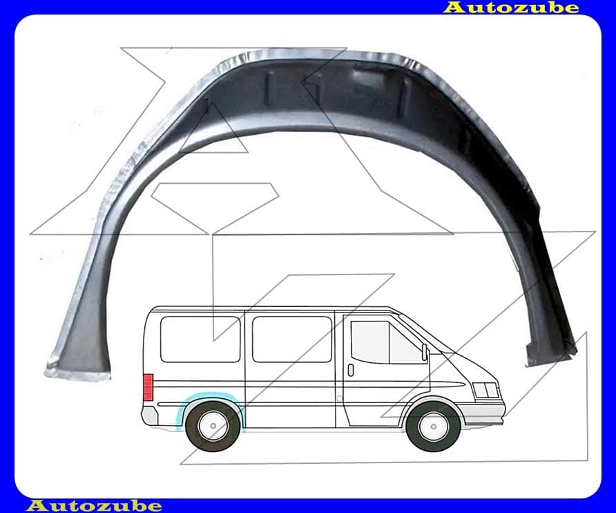 Hátsó doblemez javítóperem jobb Hátsó doblemez javítóperem jobb