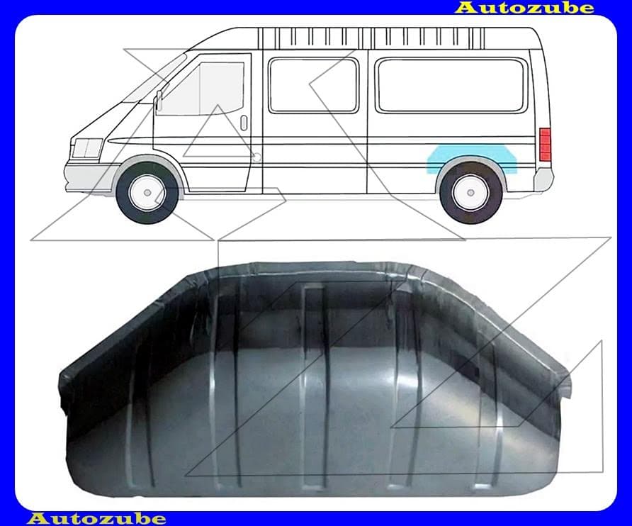 Hátsó doblemez belső, oldalfüggetlen (raktérben) {KLOKKERHOLM} Hátsó doblemez belső, oldalfüggetlen (raktérben) {KLOKKERHOLM}