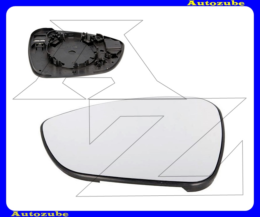 Visszapillantó tükörlap bal, fűthető-domború (tartólappal) Visszapillantó tükörlap bal, fűthető-domború (tartólappal)