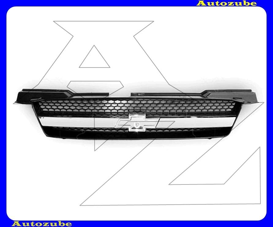 Hűtődíszrács fekete/króm, indexlyuk nélküli lökhárítóhoz (embléma nélkül) Hűtődíszrács fekete/króm, indexlyuk nélküli lökhárítóhoz (embléma nélkül)
