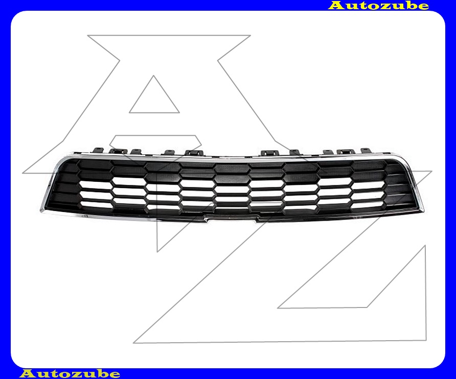 Hűtődíszrács felső fekete, krómkerettel Hűtődíszrács felső fekete, krómkerettel