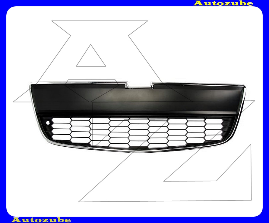 Hűtődíszrács alsó fekete, krómkerettel Hűtődíszrács alsó fekete, krómkerettel