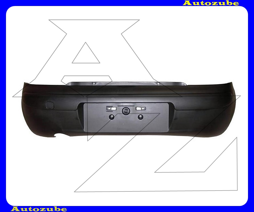 Hátsó lökhárító fekete Hátsó lökhárító fekete