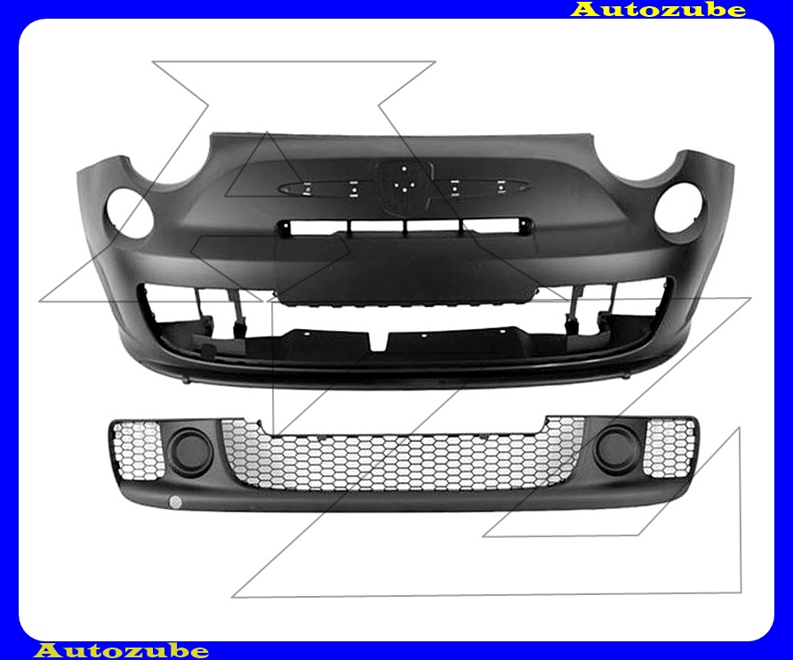 Első lökhárító alapozott Első lökhárító alapozott