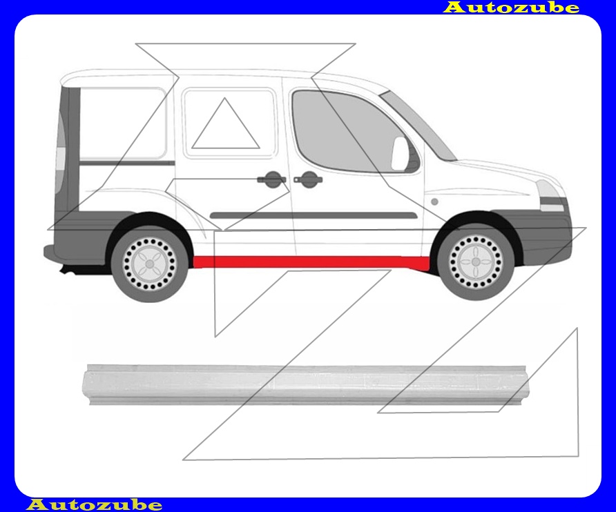 Küszöb alsó rész oldalfüggetlen Küszöb alsó rész oldalfüggetlen