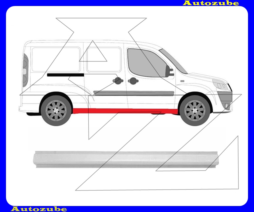 Küszöb alsó rész oldalfüggetlen Küszöb alsó rész oldalfüggetlen