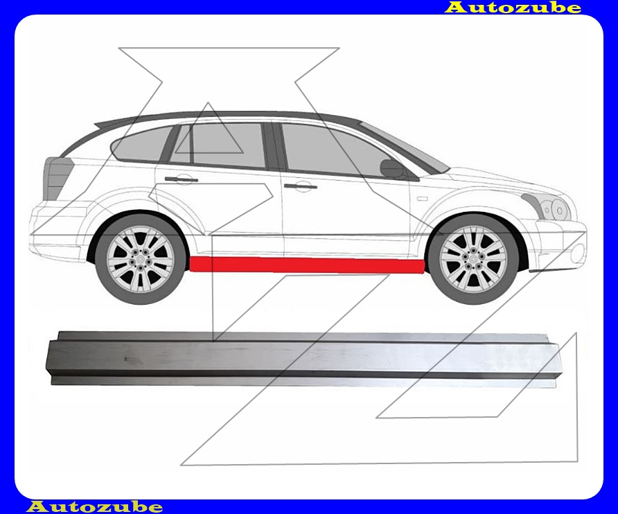 Küszöb belső rész oldalfüggetlen Küszöb belső rész oldalfüggetlen
