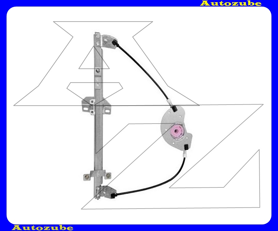 Ablakemelő szerkezet elektromos bal (motor nélkül)